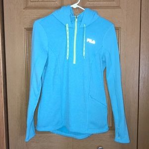 FILA Hooded/Collard Sport Sweatshirt